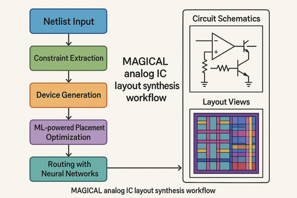 Magic Tool for Analog VLSI Design